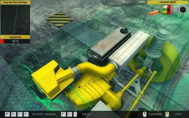 Stabilizatory są umiejscowione nieopodal amortyzatorów. - Zlecenie nr 3 - Zlecenia - Pierwszy garaż - Car Mechanic Simulator 2014 - poradnik do gry