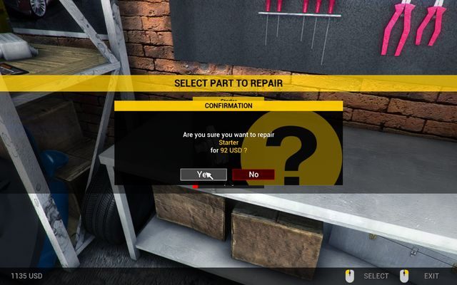 Naprawa tego elementu nie jest zbyt kosztowna. - Zlecenie nr 5 - Zlecenia - Pierwszy garaż - Car Mechanic Simulator 2014 - poradnik do gry