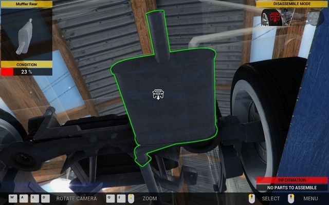 Ich wymiana zapewni koniec problemów z nadmiernym hałasem. - Zlecenie nr 8 - Zlecenia - Pierwszy garaż - Car Mechanic Simulator 2014 - poradnik do gry