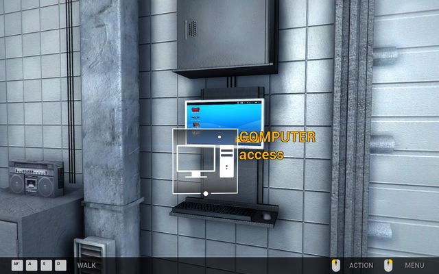 Na przeciwległej ścianie ulokowany jest komputer, dzięki któremu zyskasz dostęp do sklepu czy książek serwisowych... - Drugi garaż - Spacery po garażach - Car Mechanic Simulator 2014 - poradnik do gry