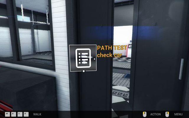 Kolejne pomieszczenie to dobrze znana już ścieżka diagnostyczna - Trzeci garaż - Spacery po garażach - Car Mechanic Simulator 2014 - poradnik do gry