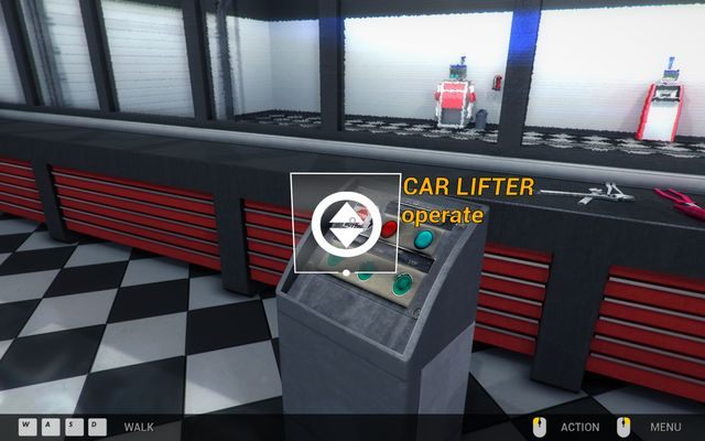 Dzięki podnośnikowi dostaniesz się do podwozi naprawianych wozów - Trzeci garaż - Spacery po garażach - Car Mechanic Simulator 2014 - poradnik do gry