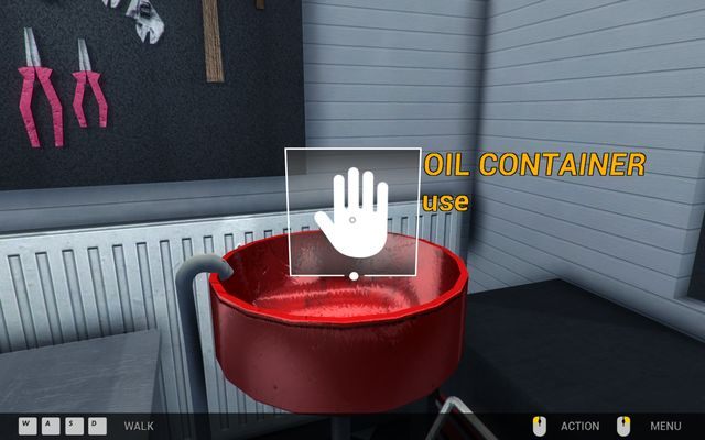 Beczka oleju pozwoli uzupełnić zapasy tego płynu - Trzeci garaż - Spacery po garażach - Car Mechanic Simulator 2014 - poradnik do gry