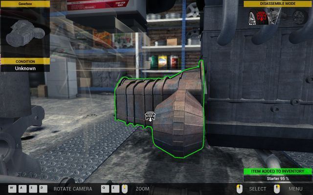 Wyjęcie skrzyni biegów to zajęcie czasochłonne. - Zlecenie nr 11 - Revton Van - Zlecenia - Pierwszy garaż - Car Mechanic Simulator 2014 - poradnik do gry