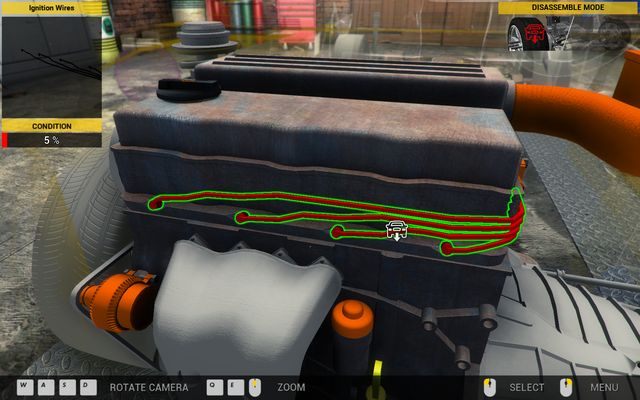 Wymiana przewodów zapłonowych to dopiero połowa sukcesu. - Zlecenie nr 19 - Aisan Cougar - Zlecenia - Pierwszy garaż - Car Mechanic Simulator 2014 - poradnik do gry