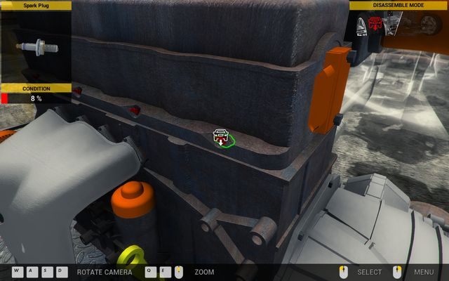 Wymiana świec zapłonowych wymaga precyzji. - Zlecenie nr 19 - Aisan Cougar - Zlecenia - Pierwszy garaż - Car Mechanic Simulator 2014 - poradnik do gry