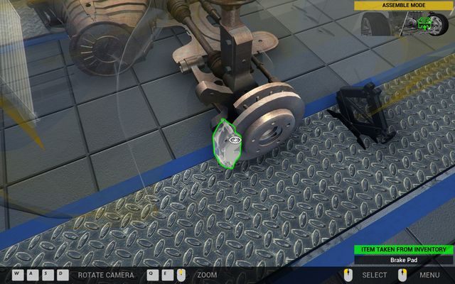 Wymiana klocków hamulcowych to bardzo prosta czynność. - Zlecenie nr 25 - Aisan Cougar - Zlecenia - Drugi garaż - Car Mechanic Simulator 2014 - poradnik do gry