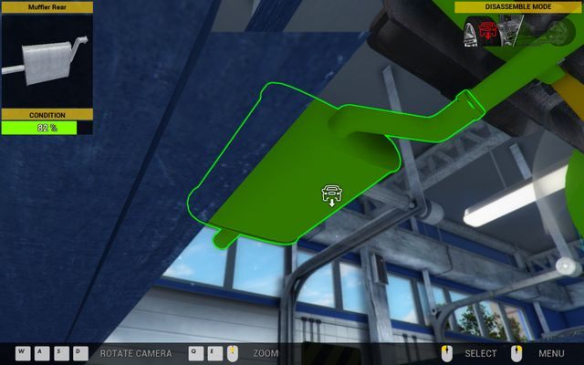 By dotrzeć do kolektora należy rozkręcić cały wydech. - Zlecenie nr 26 - Revton Wind - Zlecenia - Drugi garaż - Car Mechanic Simulator 2014 - poradnik do gry