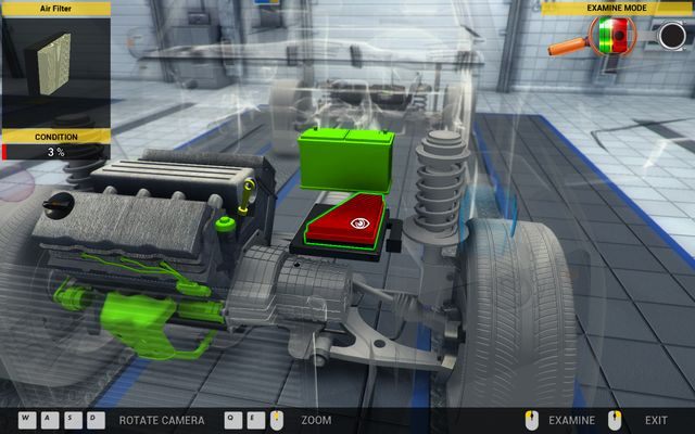 Wszędzie zielono - tylko ten nieszczęsny filtr powietrza... - Zlecenie nr 28 - Olsen Grand - Zlecenia - Drugi garaż - Car Mechanic Simulator 2014 - poradnik do gry