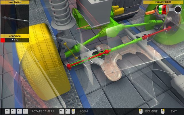 Bez sprawnych drążków kierownica nie pomoże nam w sprawnej jeździe. - Zlecenie nr 37 - Revton Van - Zlecenia - Drugi garaż - Car Mechanic Simulator 2014 - poradnik do gry