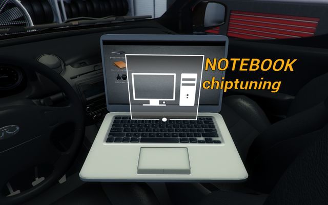 Chip tuning wykonujemy za pomocą tego laptopa. - Zlecenie nr 44 - Revton Van - Zlecenia - Trzeci garaż - Car Mechanic Simulator 2014 - poradnik do gry