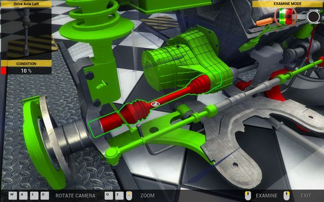 Pozbycie się osi daje dostęp do skrzyni biegów - Zlecenie nr 52 - Sceo LC500 - Zlecenia - Trzeci garaż - Car Mechanic Simulator 2014 - poradnik do gry