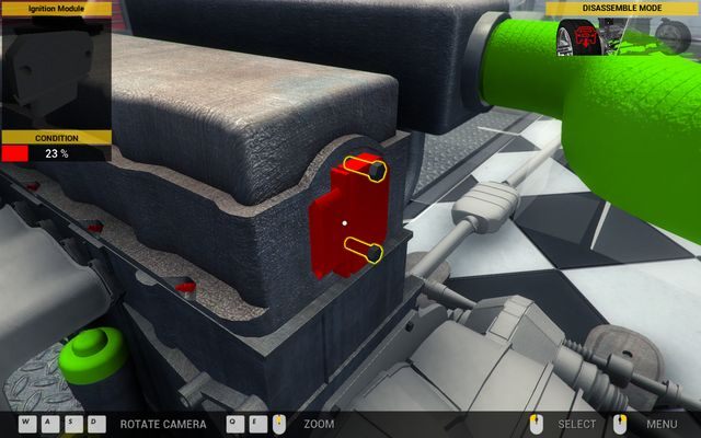 Niesprawne świece i moduł zapłonowy nie pozwolą na odpalenie samochodu. - Zlecenie nr 61 - Sceo LC500 - Zlecenia - Trzeci garaż - Car Mechanic Simulator 2014 - poradnik do gry