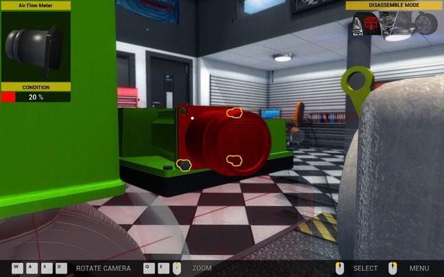 By dostać się do przepływomierza należy zdemontować pokrywę silnika. - Zlecenie nr 67 - Olsen Grand - Zlecenia - Trzeci garaż - Car Mechanic Simulator 2014 - poradnik do gry