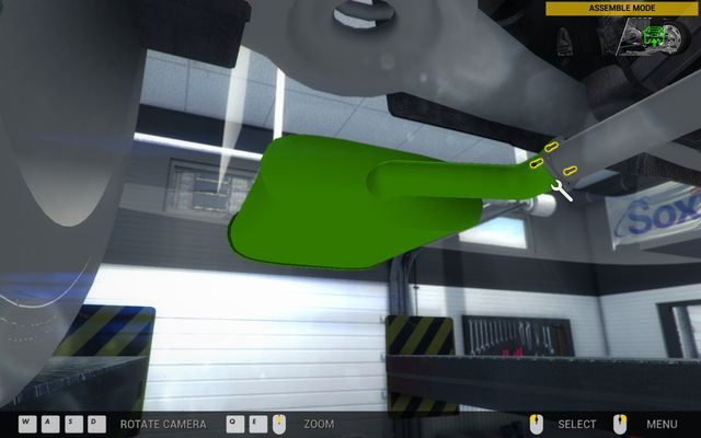 Tylny tłumik to jeden z brakujących elementów. - Zlecenie nr 73 - Genesis Town - Zlecenia - Trzeci garaż - Car Mechanic Simulator 2014 - poradnik do gry