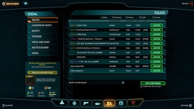 Bo w grupie raźniej. - Formy wspólnej gry | Postać oraz jej rozwój | PlanetSide 2 - PlanetSide 2 - poradnik do gry