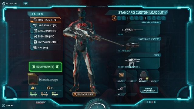 Uwielbiam takie obcisłe stroje. - Infiltrator | Klasy postaci | PlanetSide 2 - PlanetSide 2 - poradnik do gry