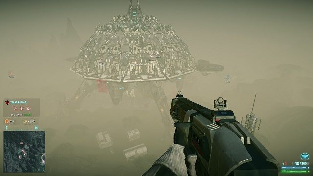 Z tej perspektywy wygląda trochę jak żółw. - Rodzaje baz | Terytoria i ich zdobywanie | PlanetSide 2 - PlanetSide 2 - poradnik do gry
