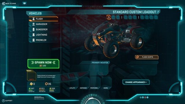 Brum, brum... - Pojazdy i samoloty niezależne od frakcji | Środki transportu | PlanetSide 2 - PlanetSide 2 - poradnik do gry