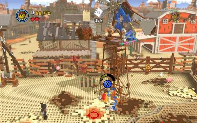 Zniszcz wieżyczkę z robotem - Wąwóz Płaskrzaków | Wątek fabularny w LEGO Przygoda gra wideo - LEGO Przygoda gra wideo - poradnik do gry