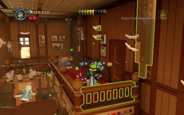 Wybuduj drabinę i napraw mechanizm w rogu - Wąwóz Płaskrzaków | Wątek fabularny w LEGO Przygoda gra wideo - LEGO Przygoda gra wideo - poradnik do gry