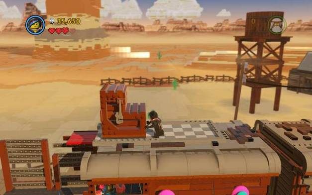 Zbuduj i popchnij schodki - Dachy Płaskrzaków | Wątek fabularny w LEGO Przygoda gra wideo - LEGO Przygoda gra wideo - poradnik do gry