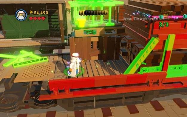 Zahamuj pociąg - wybuduj hamulec w trybie architekta - Dachy Płaskrzaków | Wątek fabularny w LEGO Przygoda gra wideo - LEGO Przygoda gra wideo - poradnik do gry