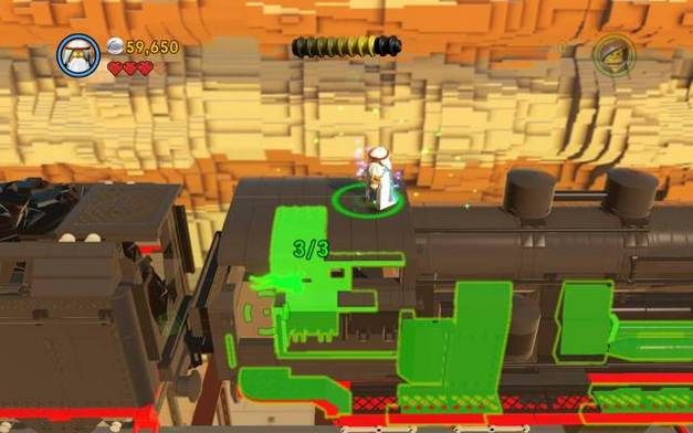 Zbuduj ostatnią konstrukcję z części lokomotywy - Dachy Płaskrzaków | Wątek fabularny w LEGO Przygoda gra wideo - LEGO Przygoda gra wideo - poradnik do gry