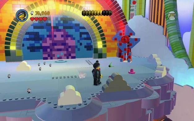 Niektóre chmury są ciemniejsze - niszcz je - Witaj w Chmurokukułkowie | Wątek fabularny w LEGO Przygoda gra wideo - LEGO Przygoda gra wideo - poradnik do gry