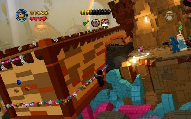 Przejdź dalej po drążkach - Ucieczka z Chmurokukułkowa | Wątek fabularny w LEGO Przygoda gra wideo - LEGO Przygoda gra wideo - poradnik do gry