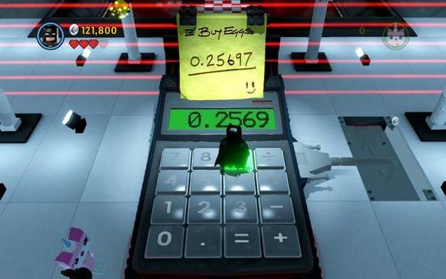 Wystukaj kod na klawiszach kalkulatora - Przedostań się do Wieży Oktanu | Wątek fabularny w LEGO Przygoda gra wideo - LEGO Przygoda gra wideo - poradnik do gry