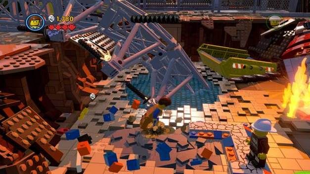 Zniszcz pęknięte bloki - Powrót z rzeczywistości | Wątek fabularny w LEGO Przygoda gra wideo - LEGO Przygoda gra wideo - poradnik do gry