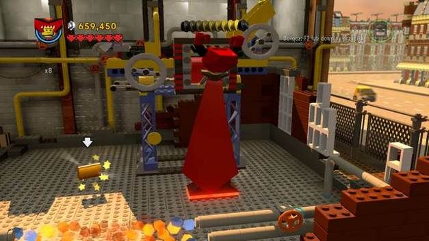 Druga strona - Plac budowy w Klocburgu | Strony instrukcji i gacie | LEGO Przygoda gra wideo - LEGO Przygoda gra wideo - poradnik do gry