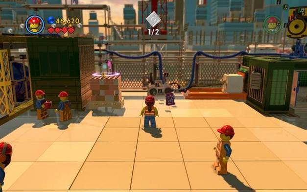Gacie taneczne - Plac budowy w Klocburgu | Strony instrukcji i gacie | LEGO Przygoda gra wideo - LEGO Przygoda gra wideo - poradnik do gry