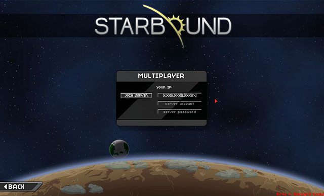 To nie jest prawdziwe IP - Multiplayer w Starbound | Przewodnik Nowicjusza - Starbound - poradnik do gry