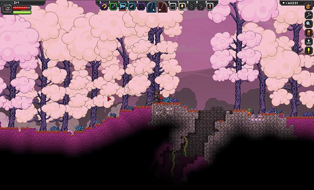 Przykład leśnej planety - Planety | Przewodnik Planetarny | Starbound - Starbound - poradnik do gry