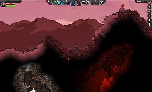 Trzeba uważać na jeziora lawy - Biomy | Przewodnik Planetarny | Starbound - Starbound - poradnik do gry