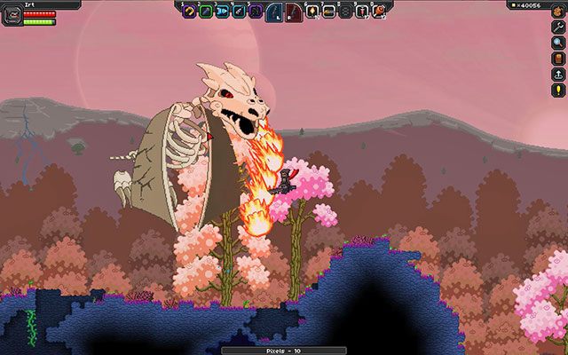 Ciekawe skąd bierze ten ogień... - Bossowie | Przewodnik Planetarny | Starbound - Starbound - poradnik do gry