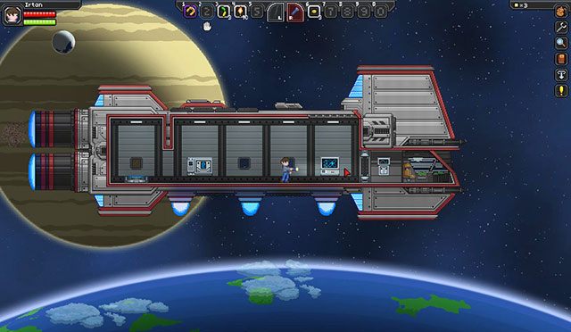 Statek kosmiczny ludzkiej rasy - Statek kosmiczny | Przewodnik Kosmicznego Podróżnika | Starbound - Starbound - poradnik do gry