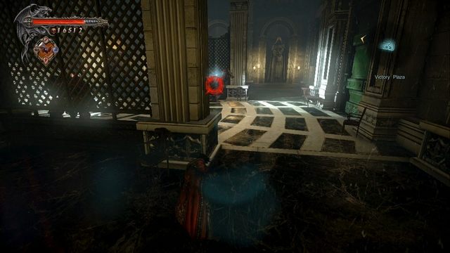 Strażnik, na którym musisz użyć Roju Nietoperzy, by dostać się na drugą stronę. - Misja 9 - The Second Acolyte | Kampania - opis przejścia - Castlevania: Lords of Shadow 2 - poradnik do gry