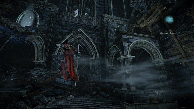 Po lewej Ołtarz Ofiarny, a po prawej belki po których możesz wspiąć się na górę. - Misja 10 - The Mirror of Fate | Kampania - opis przejścia - Castlevania: Lords of Shadow 2 - poradnik do gry