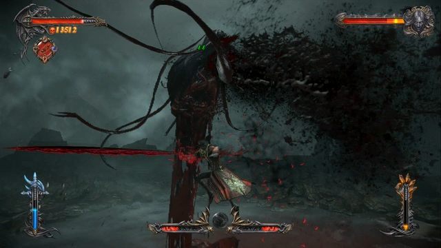 A tu w postaci rzygającego krwią węża... - Inner Dracula | Bossowie | Castlevania Lords of Shadow 2 - Castlevania: Lords of Shadow 2 - poradnik do gry