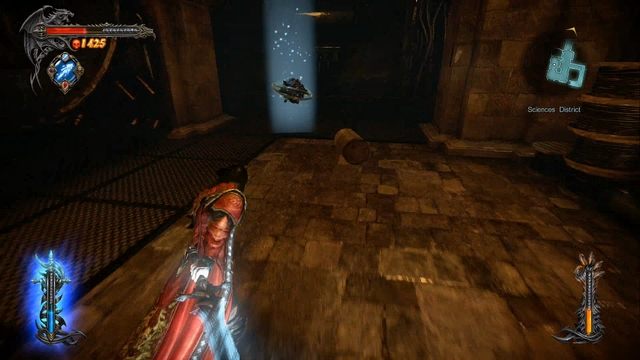 Na wprost Skrzynia Bólu, na lewo generator, który musisz uruchomić. - Misja 3 - The Antidote | Klejnoty - I przejście | Castlevania Lords of Shadow 2 - Castlevania: Lords of Shadow 2 - poradnik do gry