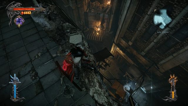 Skrzynia Bólu, do której możesz dostać się z dachu budynku. - Misja 8 - The Hooded Man | Klejnoty - I przejście - Castlevania: Lords of Shadow 2 - poradnik do gry