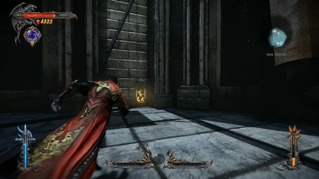 Memoriał znajdujący się w budynku z platformami. - Misja 8 - The Hooded Man | Memoriały i Pamiętniki - I przejście - Castlevania: Lords of Shadow 2 - poradnik do gry