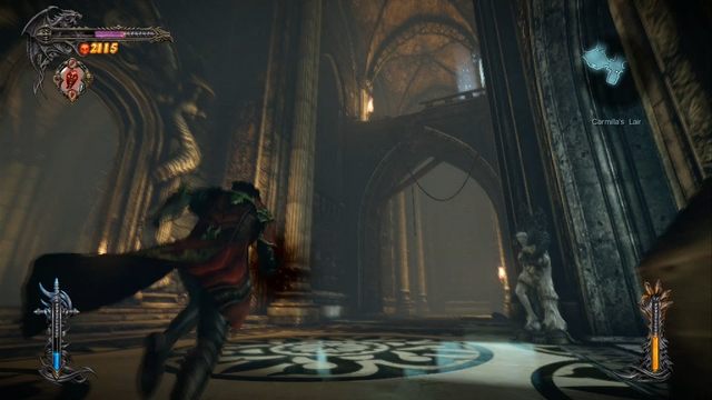 Na górze widoczny Ołtarz Ofiarny - Misja 5 - The Blood Curse | Stosy Ofiarne i Klucze Podziemi - I przejście - Castlevania: Lords of Shadow 2 - poradnik do gry