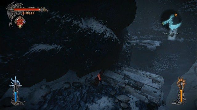 Klejnot Chaosu w Skrzyni Bólu, widoczny w oddali. - Overlook Tower | Znajdźki - drugie podejście | Castlevania Lords of Shadow 2 - Castlevania: Lords of Shadow 2 - poradnik do gry