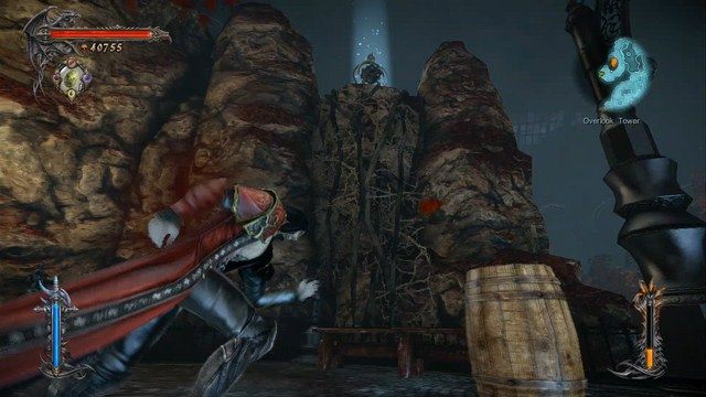 Po wejściu do ogrodu Agreusa obróć kamerę w górę - oto co zobaczysz. - Overlook Tower | Znajdźki - drugie podejście | Castlevania Lords of Shadow 2 - Castlevania: Lords of Shadow 2 - poradnik do gry