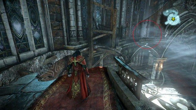Ostatnia z dostępnych w tym miejscu znajdziek. - Bernhards Wing | Znajdźki - drugie podejście | Castlevania Lords of Shadow 2 - Castlevania: Lords of Shadow 2 - poradnik do gry