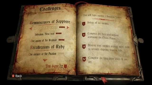Lista wyzwań Reminiscences of Sapphire. - Reminiscences of Sapphire | Wyzwania | Castlevania Lords of Shadow 2 - Castlevania: Lords of Shadow 2 - poradnik do gry